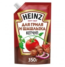 Кетчуп для гриля и шашлыка дой-пак Хайнц 320г