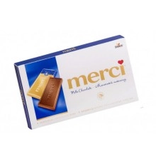 Шоколад молочный Merci 100г