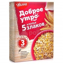 Хлопья 5 злаков Увелка 350гр