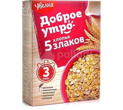 Хлопья 5 злаков Увелка 350гр Хлопья 5 злаков Увелка 350гр
