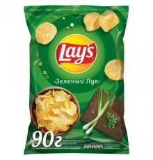 Чипсы картофельные зеленый лук Лейс 70 гр