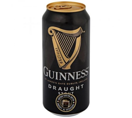 Пиво Guinness Драфт темное 0,44л 4,2% Пиво Guinness Драфт темное 0,44л 4,2%