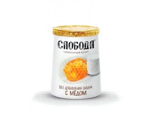 Биойогурт с цветочным медом термостатный Слобода 150гр 2%