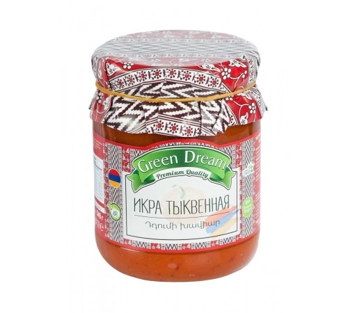Икра тыквенная Green Dream 540 гр Икра тыквенная Green Dream 540 гр