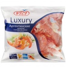 Креветки Аргентинские 41/50 сыромороженные ВИЧИ 450 гр