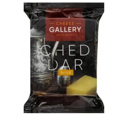 Сыр Чеддер Cheese Gallery 200гр 50%