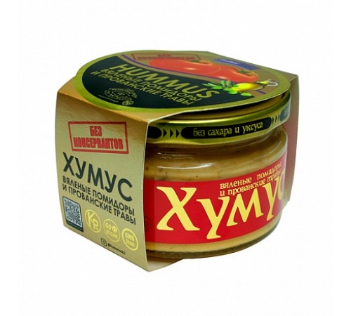 Хумус с вялеными помидовами и травами Am Food 200 гр Хумус с вялеными помидовами и травами Am Food 200 гр