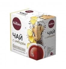 Чай черный с кусочками имбиря 20*2гр Айдиго