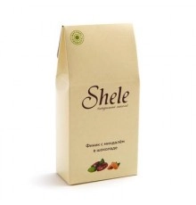 Конфеты Финики с миндалем в шоколаде Shele 150гр