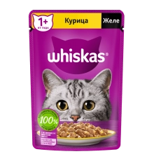 Корм для кошек Курица желе Вискас 75гр