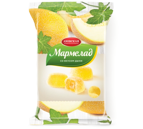 Мармелад со вкусом дыни Азовская 300гр Мармелад со вкусом дыни Азовская 300гр