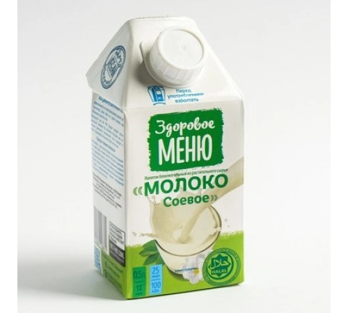 Молоко соевое Здоровое Меню 0,5л 2,4%