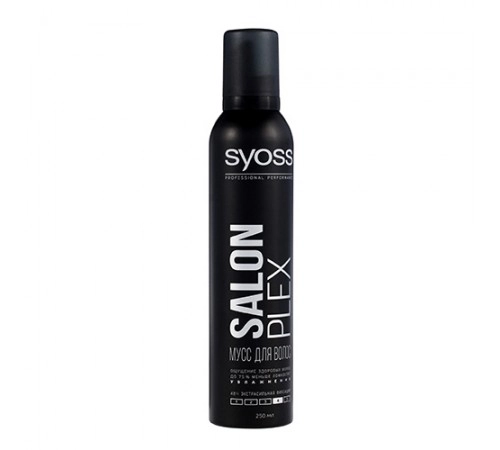 Мусс для волос Salonplex для укладки экстрасильная фиксация Syoss 250 мл Мусс для волос Salonplex для укладки экстрасильная фиксация Syoss 250 мл