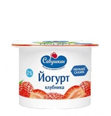 Йогурт Клубника Савушкин 120гр 2 %