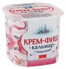 Паста рыбная Крем-Фиш кальмар-креветки Европром 150 гр
