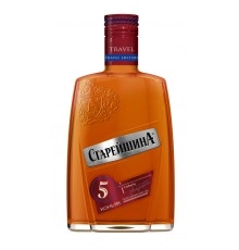 Коньяк пятилетний Старейшина ТРЭВЕЛ 0,25 40%
