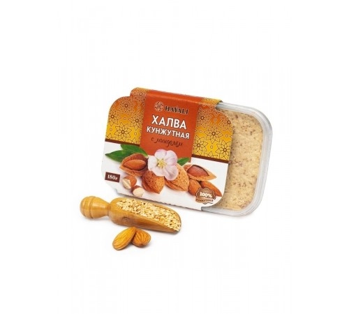 Халва кунжутная с миндалем 180гр