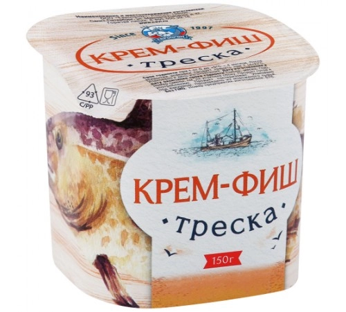 Паста рыбная Крем-Фиш треска Европром 150 гр Паста рыбная Крем-Фиш треска Европром 150 гр
