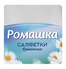 Салфетки бумажные 24*24см Ромашка