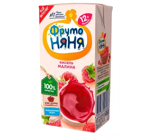 Кисель Малина ФрутоНяня 200 мл Кисель Малина ФрутоНяня 200 мл