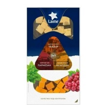 Сыр Пармезан, Маасдам, чеддер ассорти Laime 120гр