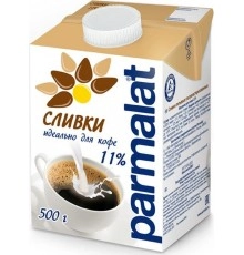 Сливки Ультрапастеризованные Parrmalat 500г 11%