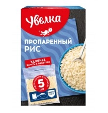Рис длиннозерный пропаренный Увелка 5*40гр