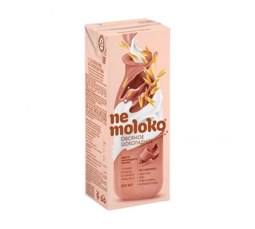 Напиток овсяный шоколад Nemoloko 0,2л 3,2% Напиток овсяный шоколад Nemoloko 0,2л 3,2%