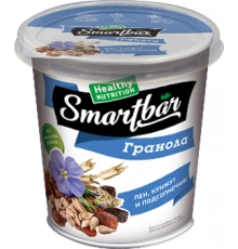 Запеченные завтраки Гранола с семенами льна, кунжута и подсолнечника SmartBar 50г