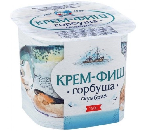 Паста рыбная Крем-Фиш горбуша-скумбрия Европром 150 гр