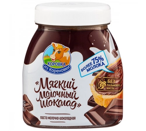 Паста шоколадная Коровка из Кореновки 330гр Паста шоколадная Коровка из Кореновки 330гр