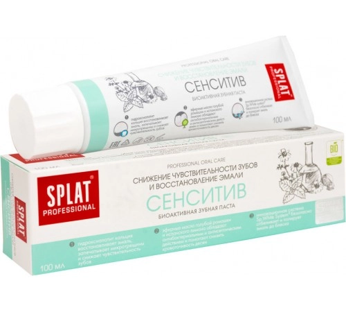 Зубная паста Сенсетив SPLAT 100мл Зубная паста Сенсетив SPLAT 100мл