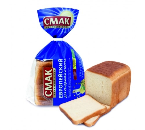 Хлеб Европейский для тостов и сэндвичей СМАК 275 гр