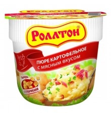 Пюре картофельное с мясным вкусом Ролтон 40 гр