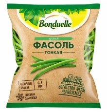 Фасоль стручковая целая замороженная Бондюэль 400 гр