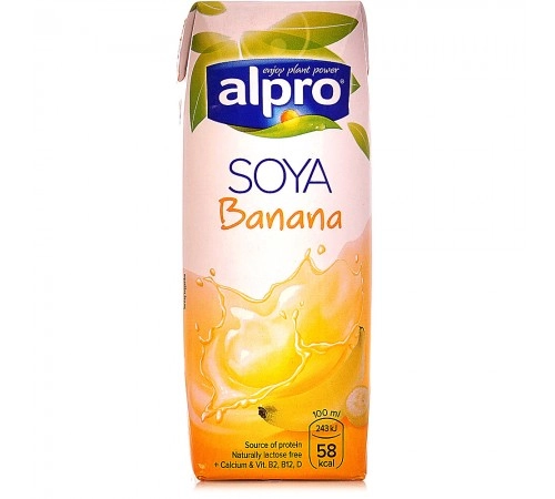 Напиток соевый банановый ALPRO 0,25 л Напиток соевый банановый ALPRO 0,25 л