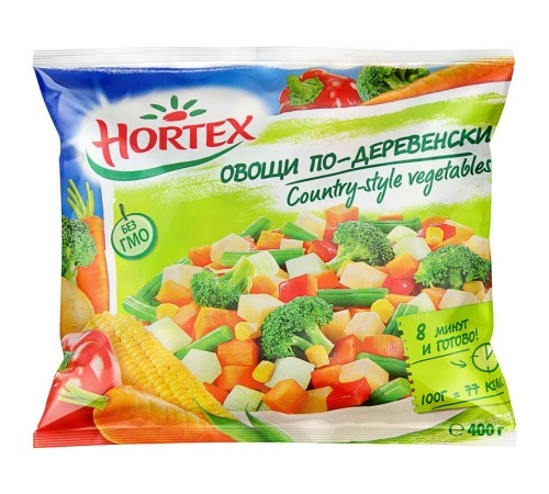 Овощи по деревенски замороженные Hortex 400г Овощи по деревенски замороженные Hortex 400г