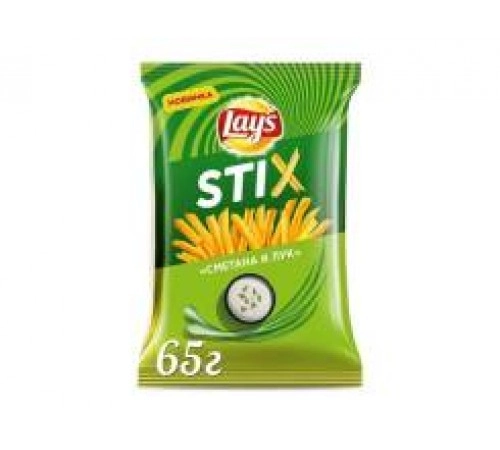 Чипсы картофельные сметана и лук Лэйс STIX 65 гр Чипсы картофельные сметана и лук Лэйс STIX 65 гр