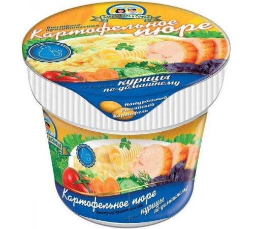 Пюре картофельное Александра и Софья 37 гр Пюре картофельное Александра и Софья 37 гр