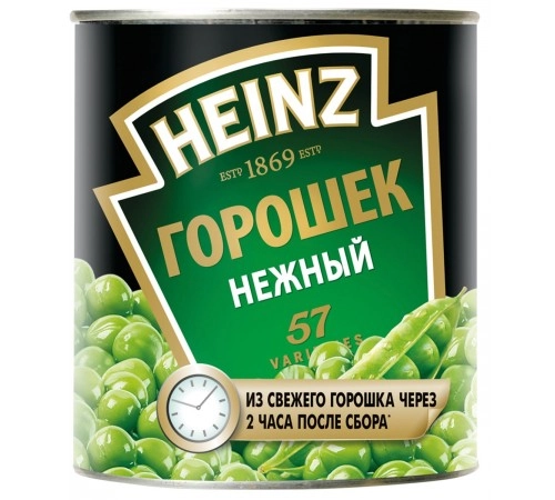 Горошек зеленый HEINZ 390гр Горошек зеленый HEINZ 390гр