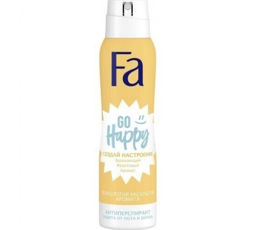 Дезодорант Настроение GO Happy Fa 150мл Дезодорант Настроение GO Happy Fa 150мл