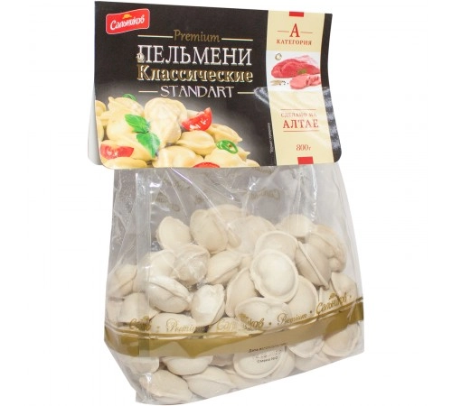 Пельмени Premium Классические Standart Сальников 800г Пельмени Premium Классические Standart Сальников 800г