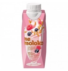Десерт овсяный ягодный с черной смородиной и малиной Nemoloko 250 мл