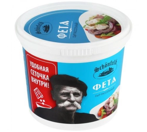 Сыр Фета рассольный 55% Шонфилд 150 гр