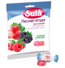 Леденцы Лесная ягода Зула 60гр