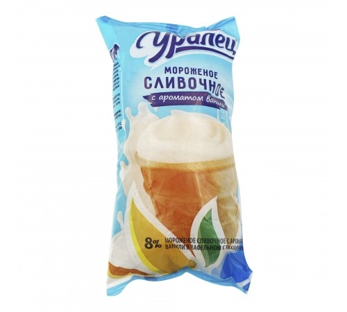 Мороженое сливочное ванильное Уралец 70гр Мороженое сливочное ванильное Уралец 70гр