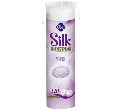Ватные диски Silk Sense Ola 120шт Ватные диски Silk Sense Ola 120шт