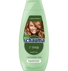 Шампунь для волос 7 трав Schauma 370мл