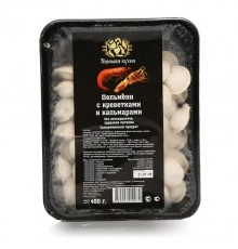 Пельмени с креветками и кальмарами Хорошая кухня 450г