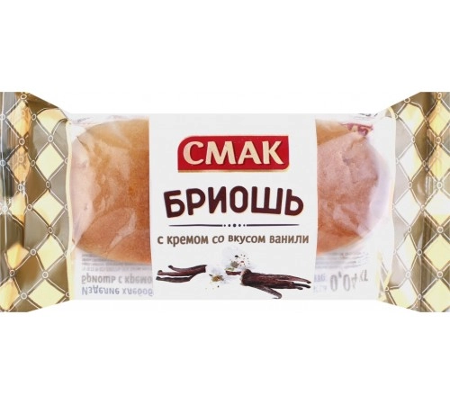 Булочка Бриошь с Ванилью Смак 40гр